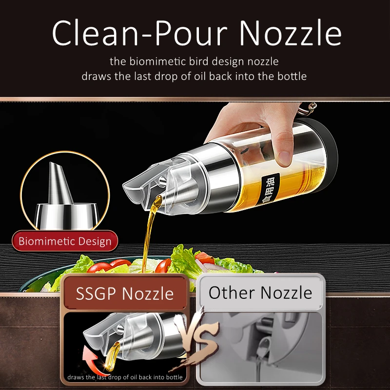 Сертификат LFGB герметичный чайник для приправ из боросиликатного стекла