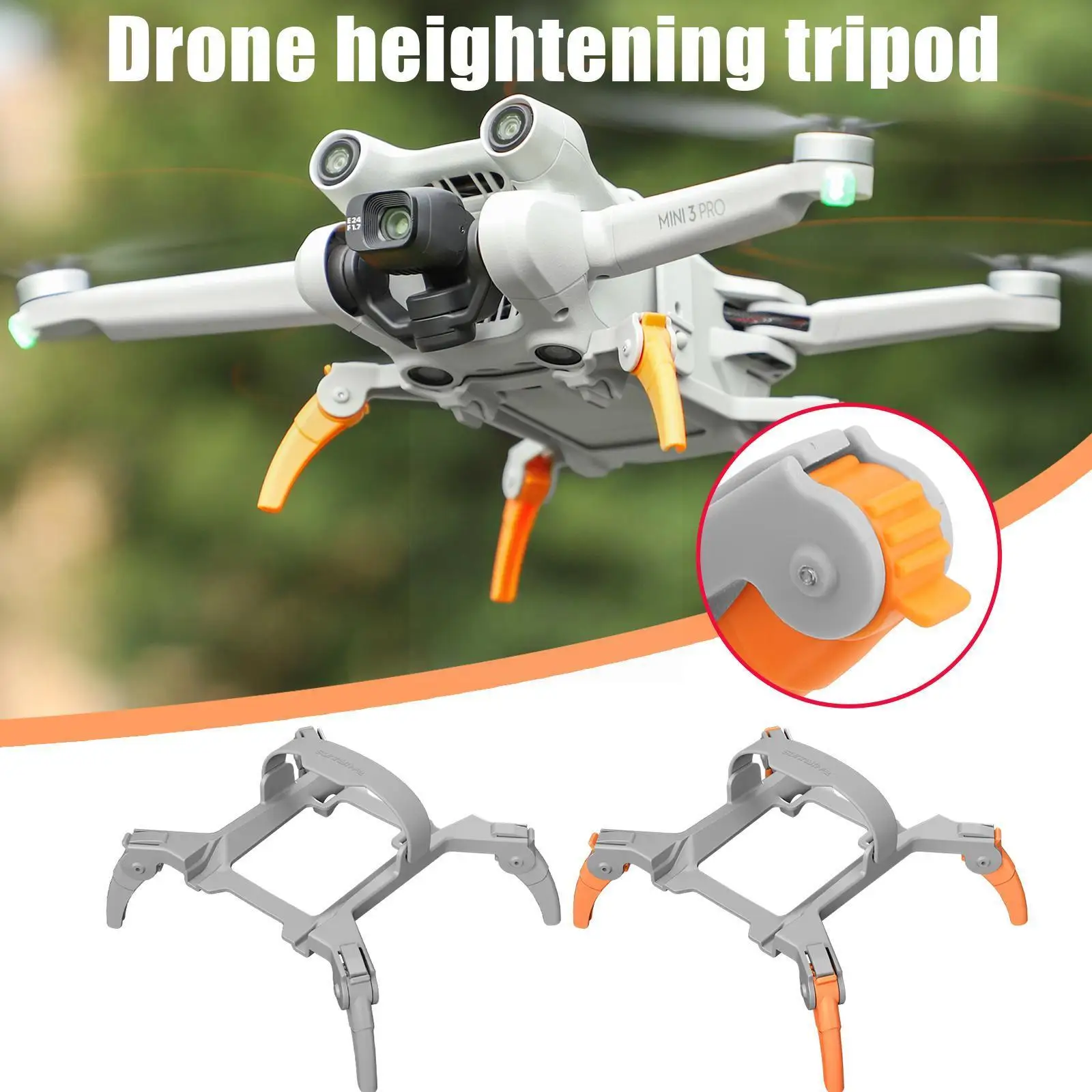 

Складной штатив для дрона повышенной посадки для DJI Mini 3 Pro Аксессуары W0Y4