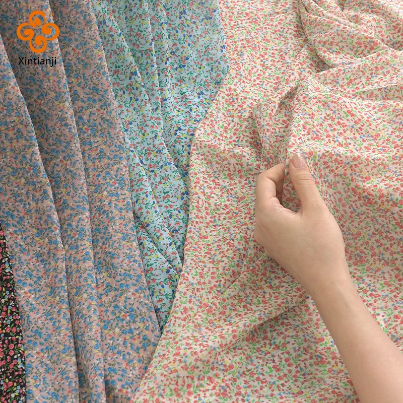 

Нежная мини-ткань с цветочным рисунком, юбки и блузки