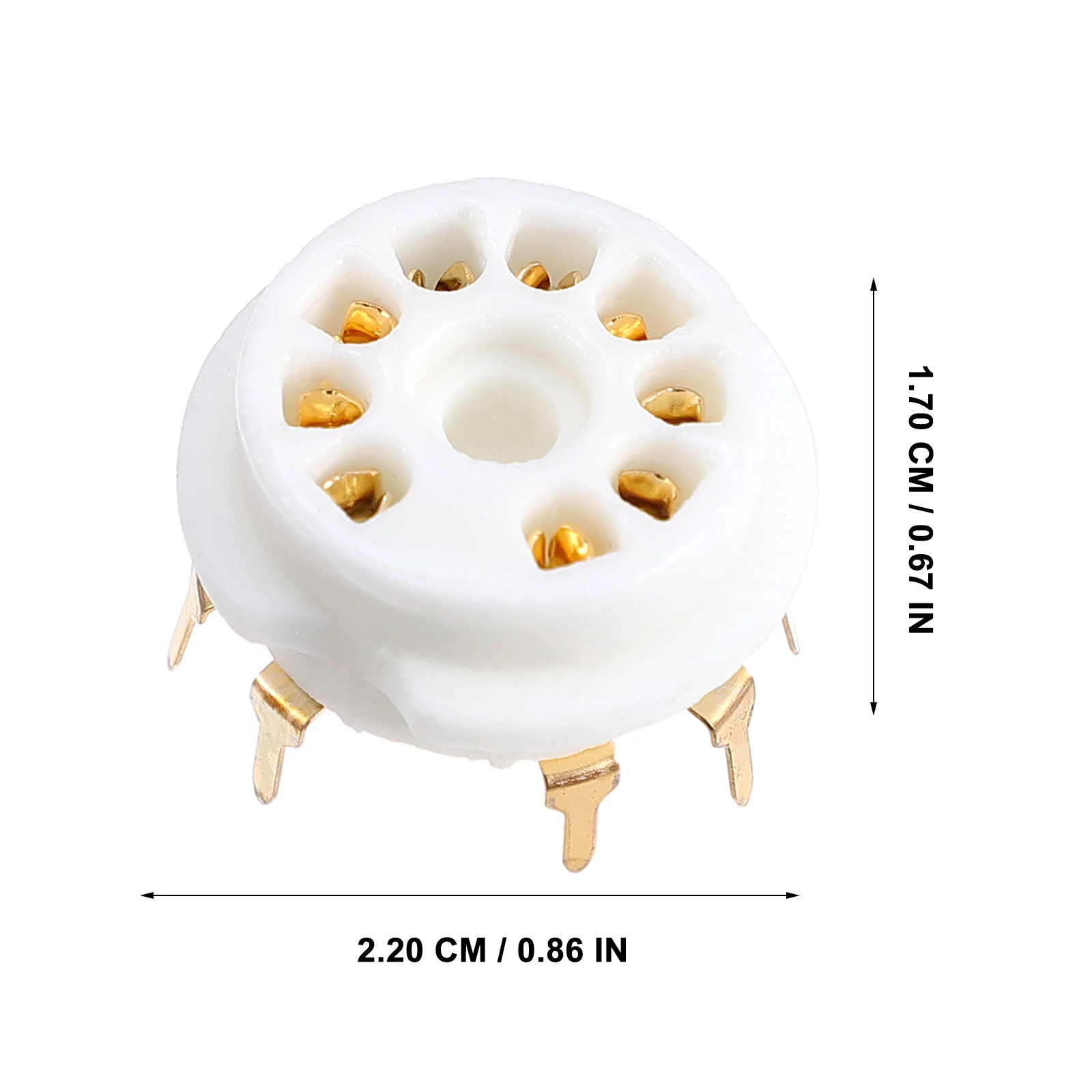 

Tube Base Pin Electronic Vacuum Socket Outlet Bases Audio Mount Octal Loctal Pcb Bracket 9 9Pin Accessories