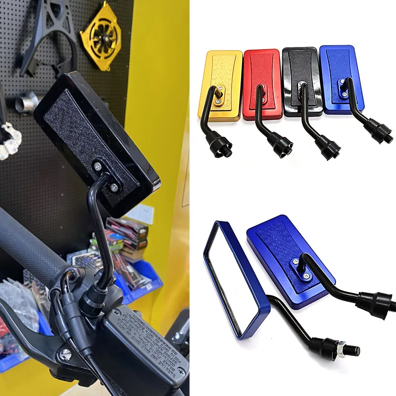 Rearview Side Mirrors For Harley Honda Kawaski Dirt Bike Scooter Offroad