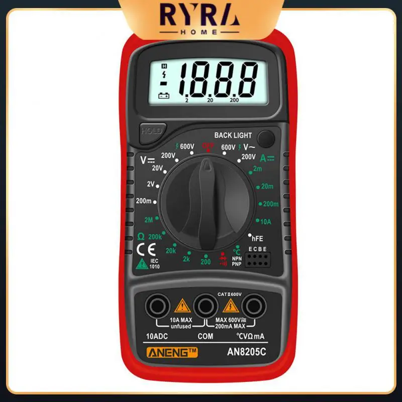 

Digital Multimeter With Thermocouple An8205c Intelligent Multimeter Lcd Backlight Portable Ammeter Apparatuses Capacitance Meter