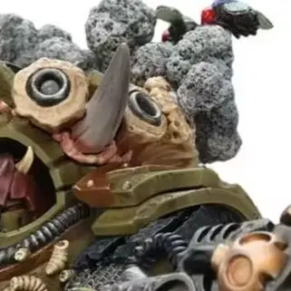 Фото Доставка в течение 24 часов: JOYTOY Warhammer 40K Death Guard Deathshroud Terminator Champion с перчатками Manreaper и Plaguespurter Gauntlets №1