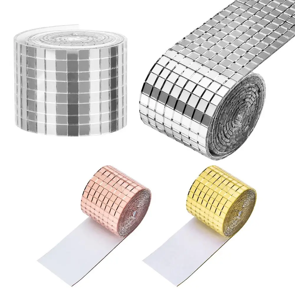 

Мозаичные настенные стикеры в рулоне, самоклеящиеся настенные Стикеры, Декоративные DIY мозаичные плитки, наклейки для рукоделия, рождестве...