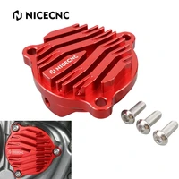 nicecnc oil filter cup engine plug cover motocross for honda xr650l 1993 2022 2021 2020 2019 2018 2017 aluminum red accessorie