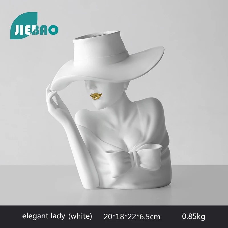 Популярная абстракция Европейская классическая ваза для цветов богини статуя из