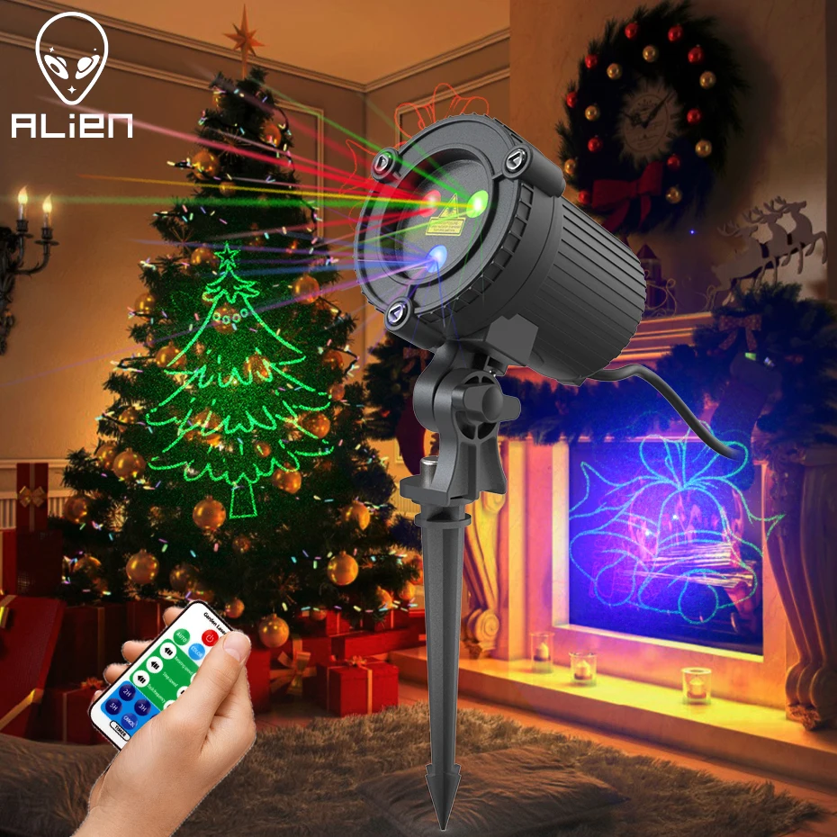 Цена ALIEN RGB водонепроницаемый лазерный проектор для улицы, сада, Рождества, праздника, вечеринки, елки, украшения, эффект освещения, душ с дистанци... Дешево ALIEN RGB водонепроницаемый лазерный проектор для улицы, сада, Рождества, праздника, вечеринки, елки, украшения, эффект освещения, душ с дистанци...