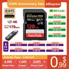 SanDisk Extreme ProUltra SD-карта, 64 ГБ, 128 ГБ, 32 ГБ, 256 ГБ, 16 ГБ, 512 ГБ