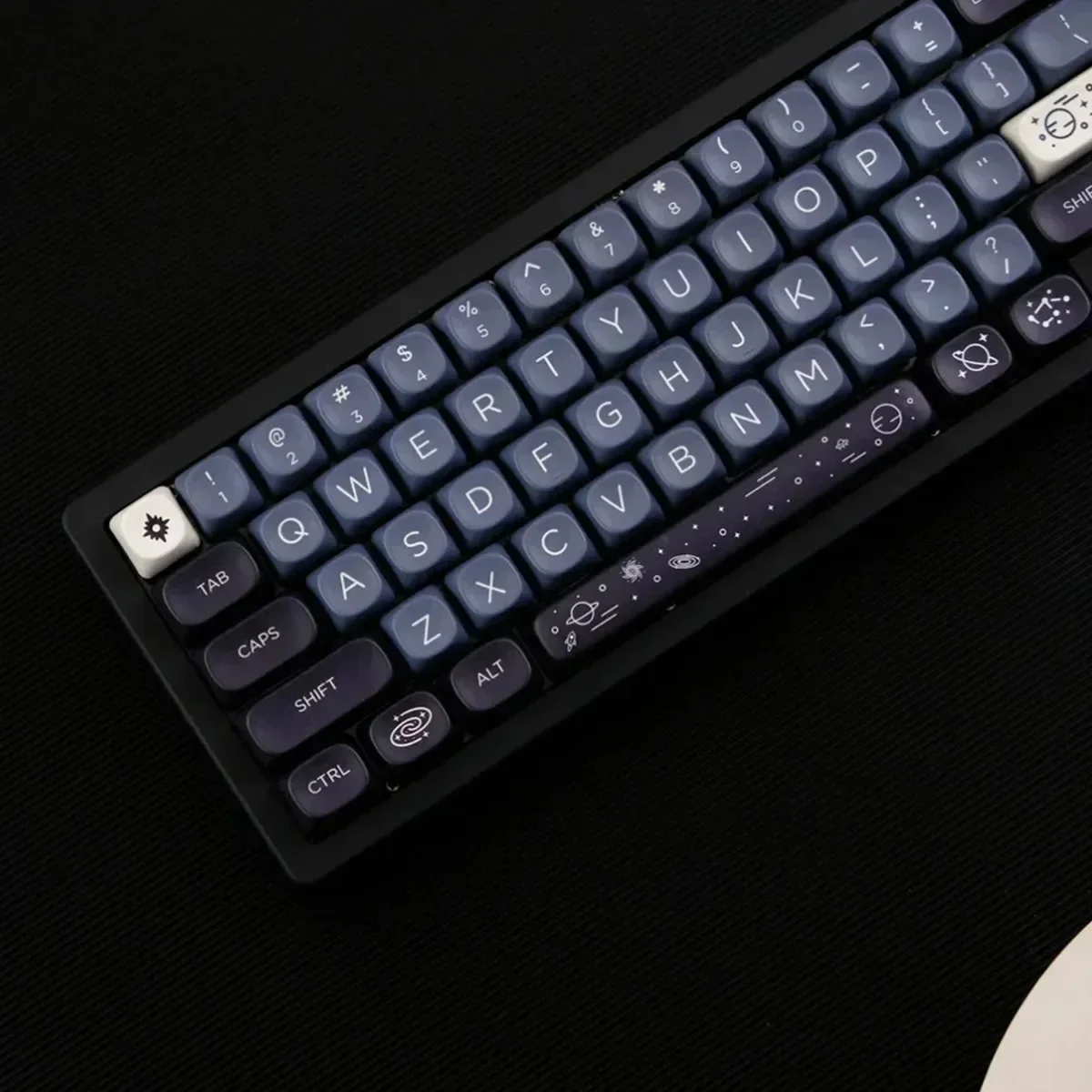 129-клавишный колпачок Galaxy MOA высота PBT сублимационный подходит для механической