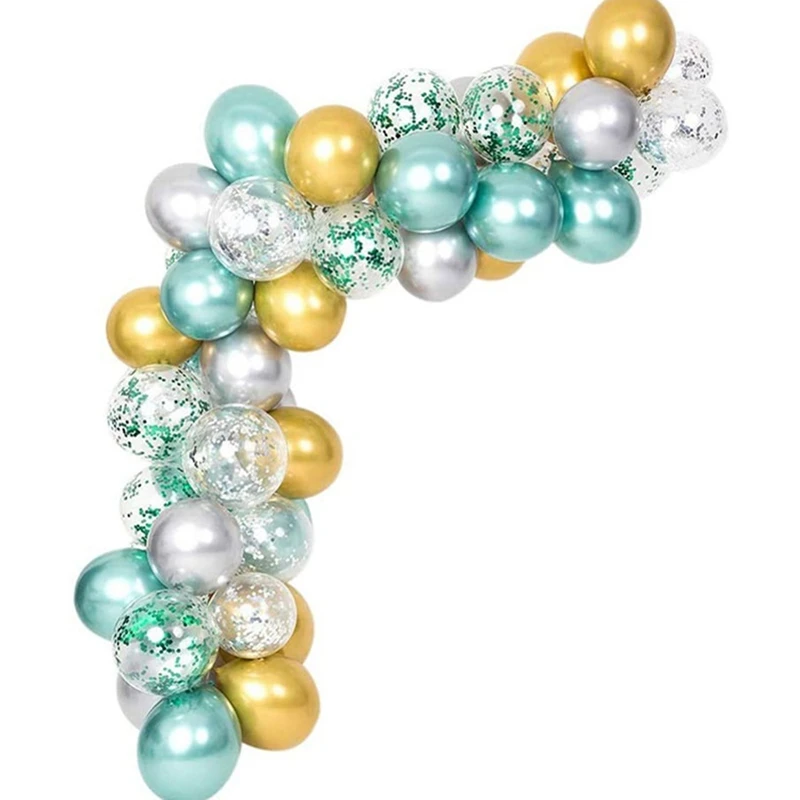 

50Pcs Balloon Garland Silver Balloon Wedding Birthday Baby Shower Party Decoration Supplies