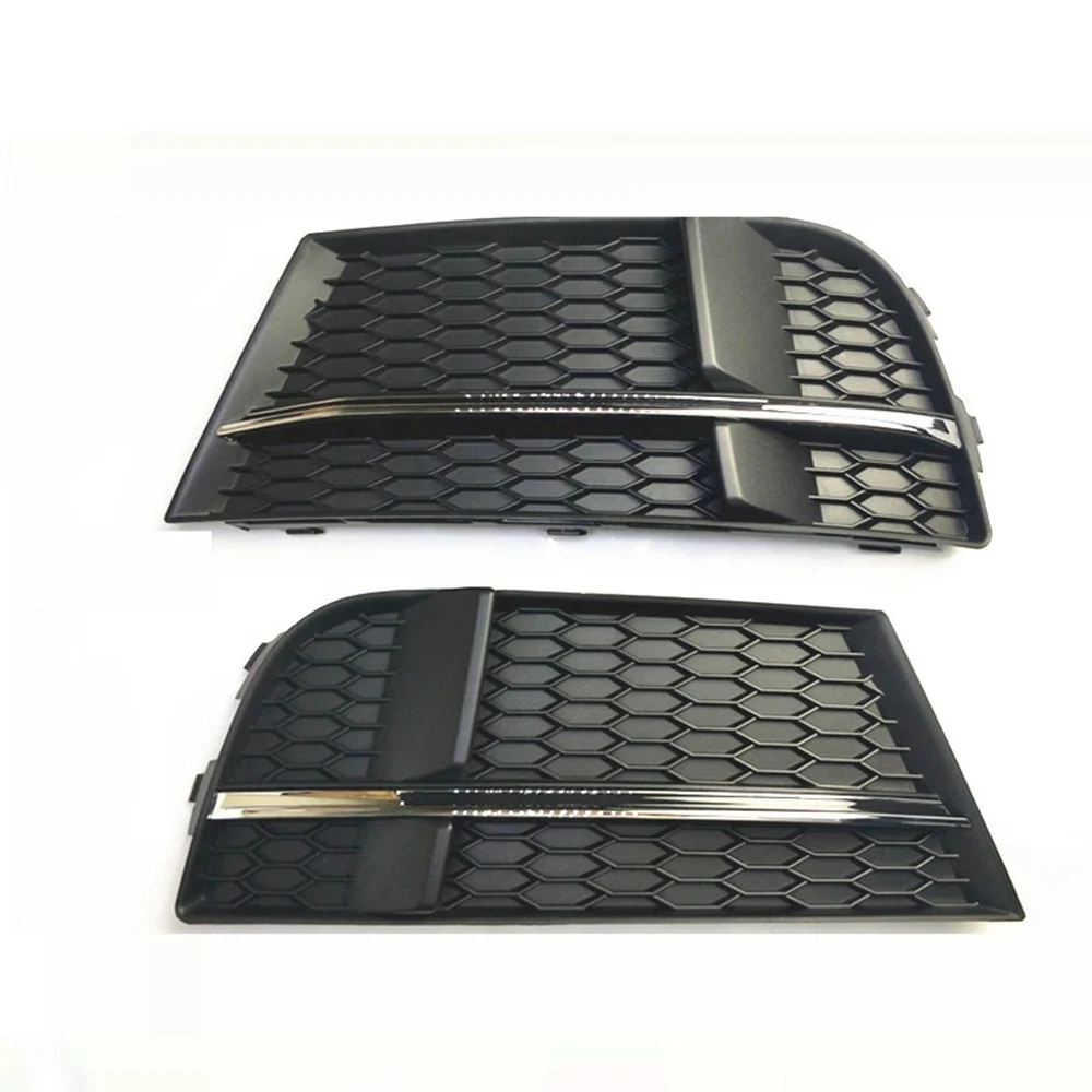 

1 Pair Car Modified Accessory Fog Light Cover Lamp Frame Grille Car Accessories for-Audi A3 S3 2017-2019