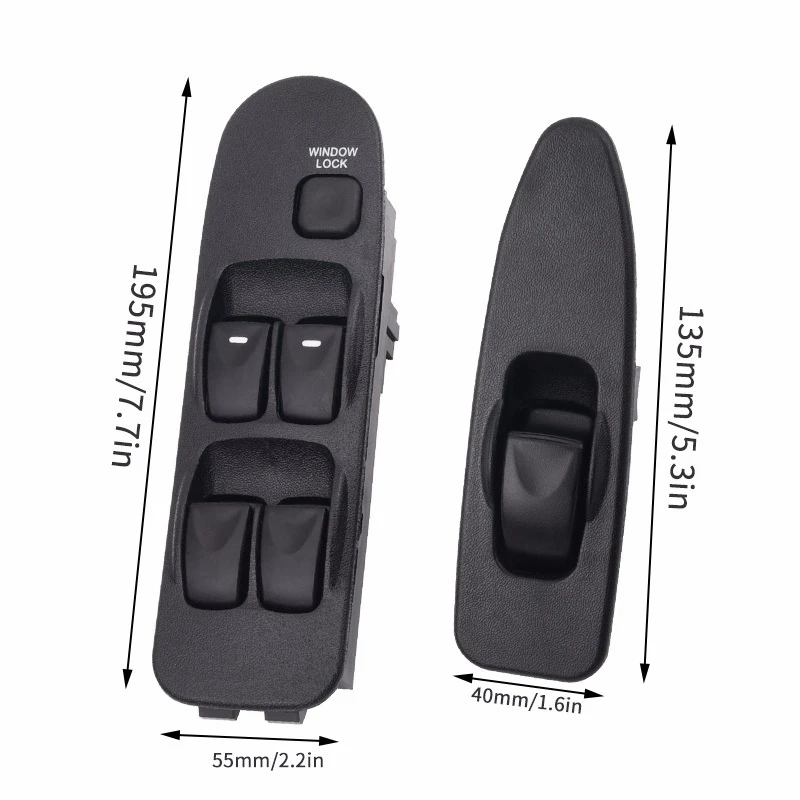 Автомобильный переключатель стеклоподъемника MR740599 MR792845 MR792851 2 шт. кнопки для