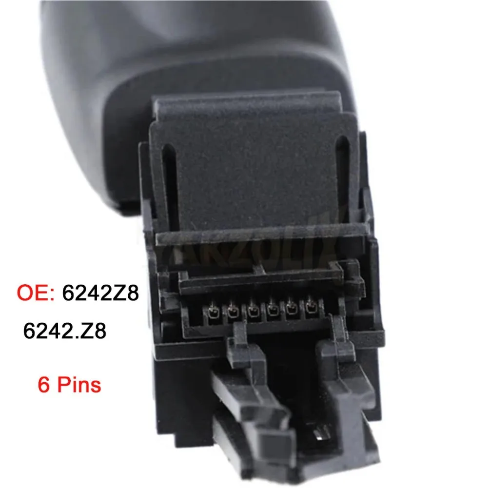 Фото Для Peugeot 206 207 301 307 308 406 3008, Citroen C5: рычаг управления круиз-контролем, кнопка ограничения скорости 6242Z8 6242.Z8 6242Z9 6242.Z9 №2
