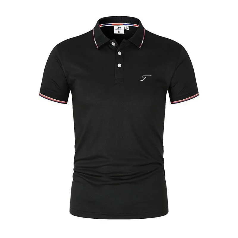 Summer Golf Men's Polo Shirt Casual Business Polo Collar Short Sleeve Breathable T-shirt Men's Golf Outdoor Polo T-shirt