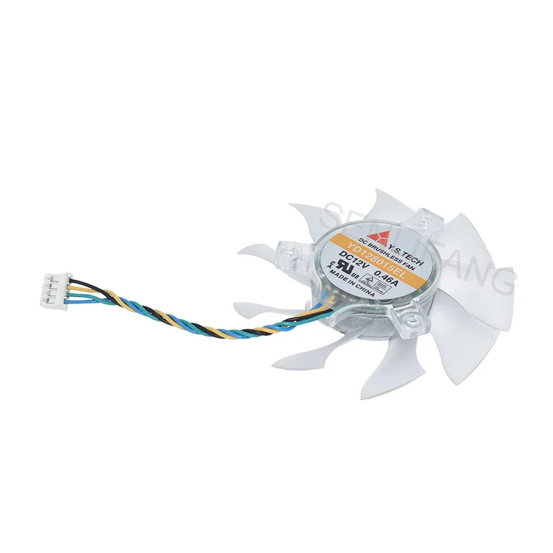 Вентилятор для видеокарты YD128015EL YD128015HL 0.46A DC12V четыре линии Восстановленный GTS250