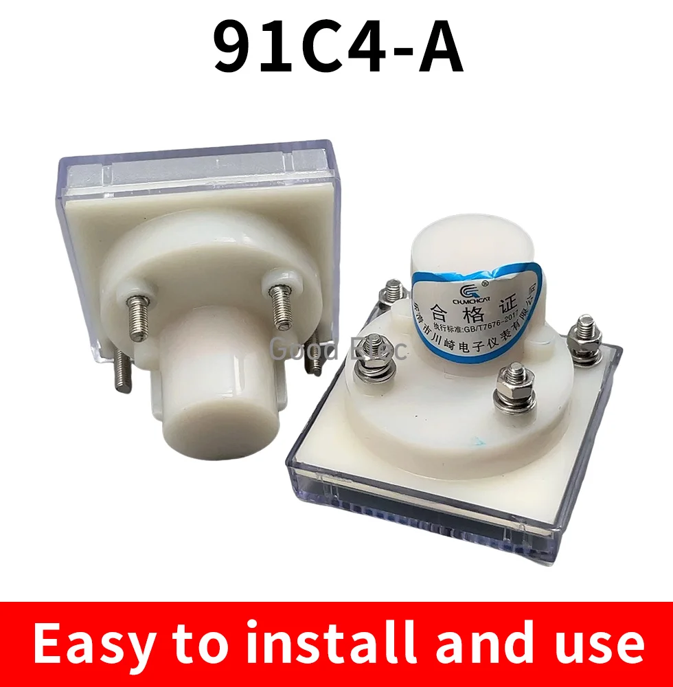 91C4-A Амперметр постоянного тока 1A 2A 3A 5A 10A 15A 30A 50A 75A 100A 150A 200A 300A 400A 500A
