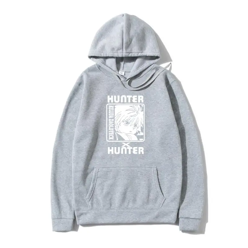 

Худи Hunter X Hunter мужское и женское с капюшоном, пуловер свободного кроя для косплея, модная толстовка с капюшоном в стиле аниме, Killua Zoldyck
