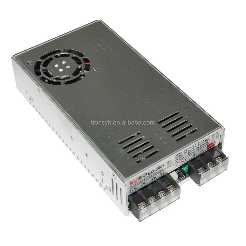 

Meanwell Authorized SD-500L-24 500W 24V 21A DC DC Converter Switching Power Supply