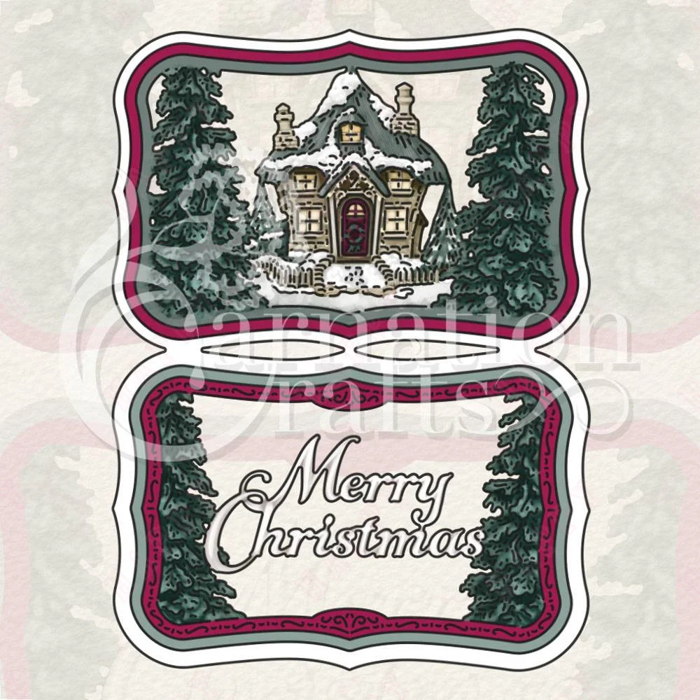 

2022 New Metal Cutting Dies Scrapbook Embossed Make Paper Card Album DIY Craft Decoration Merry Christmas Quick Card Die Set