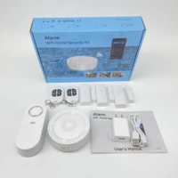 tuya wifi smart home security system kit water leak kit door window kit