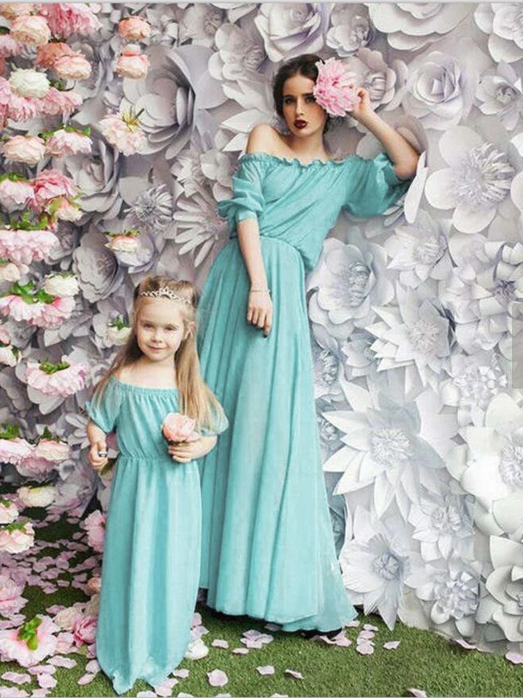 Лидер продаж одежда для родителей и детей платье летнее беременных женщин дочери