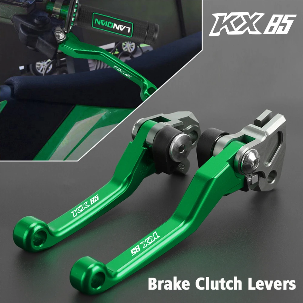 

Мотоциклетные рычаги сцепления для KAWASAKI KX85 2001-2021 2020 2019 2018 2017 15 поворотные тормозные рычаги сцепления для кроссового велосипеда KX 85 2016 2023