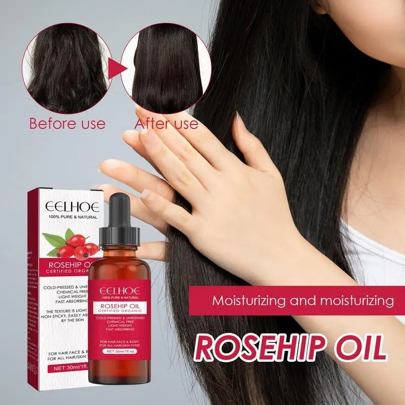 

Rosehip Oil Organic Cold-pressed Rosehip Organic Face Oil 30ml Moisturising Skincare Essential Oil For Nails Hair Body Face