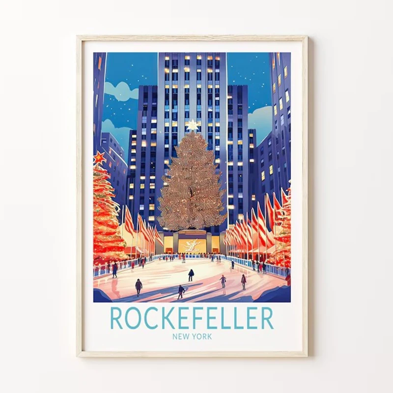 

Печать на холсте "Рождественский Нью-Йорк"