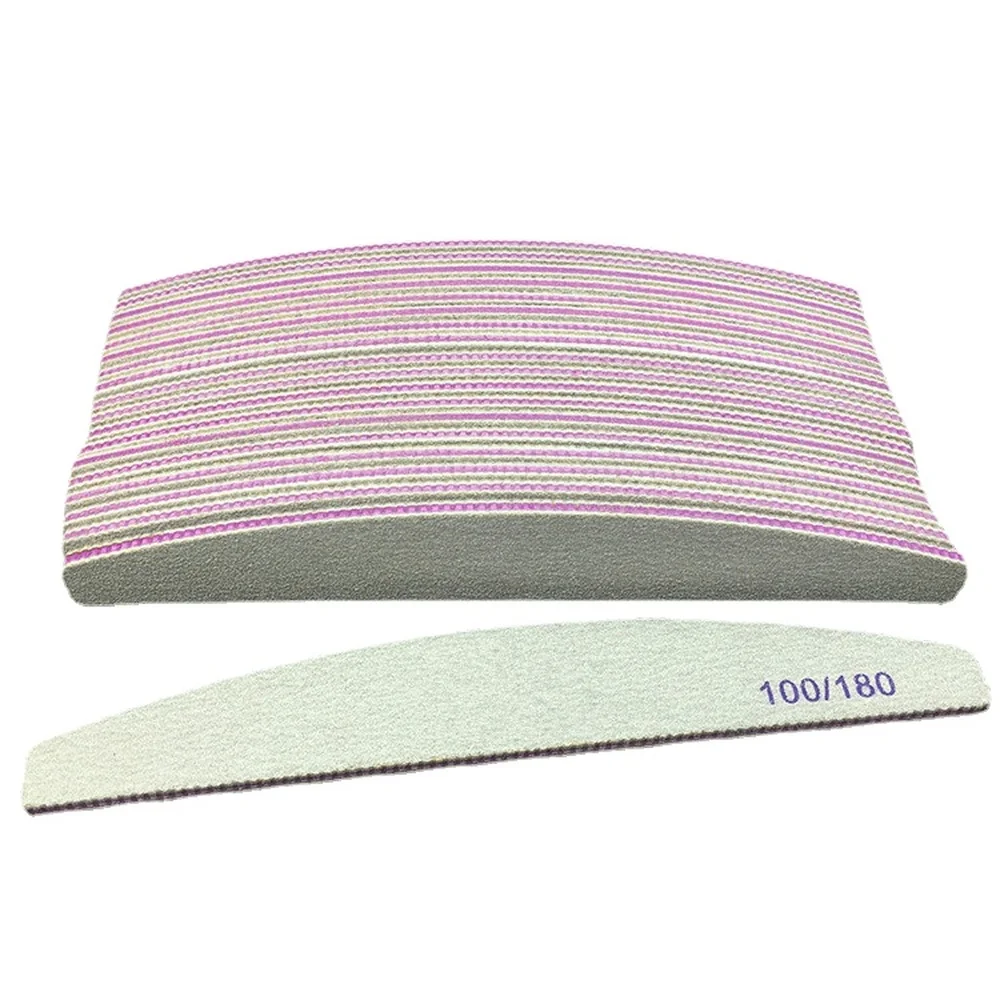 

5/10Pcs Professional Nail File 100/180 Sandpaper Nails Sanding Grinding Polishing Nail Art Manicure Tools Nail Accessories