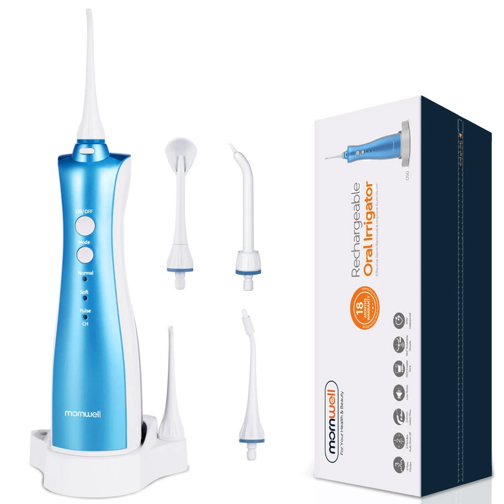 Oral Irrigator Portable Rechargeable Water Flosser Teeth Clean Dental Water Jet Inductive Charging Irrigator Dental Cleaning