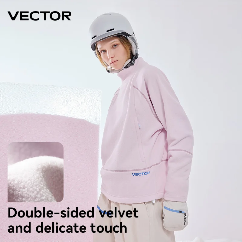 Фото Флисовая куртка VECTOR для женщин и мужчин, осенне-зимние теплые пальто, одежда, толстовка с контрастными рукавами, пальто, цветные уличные куртки №4