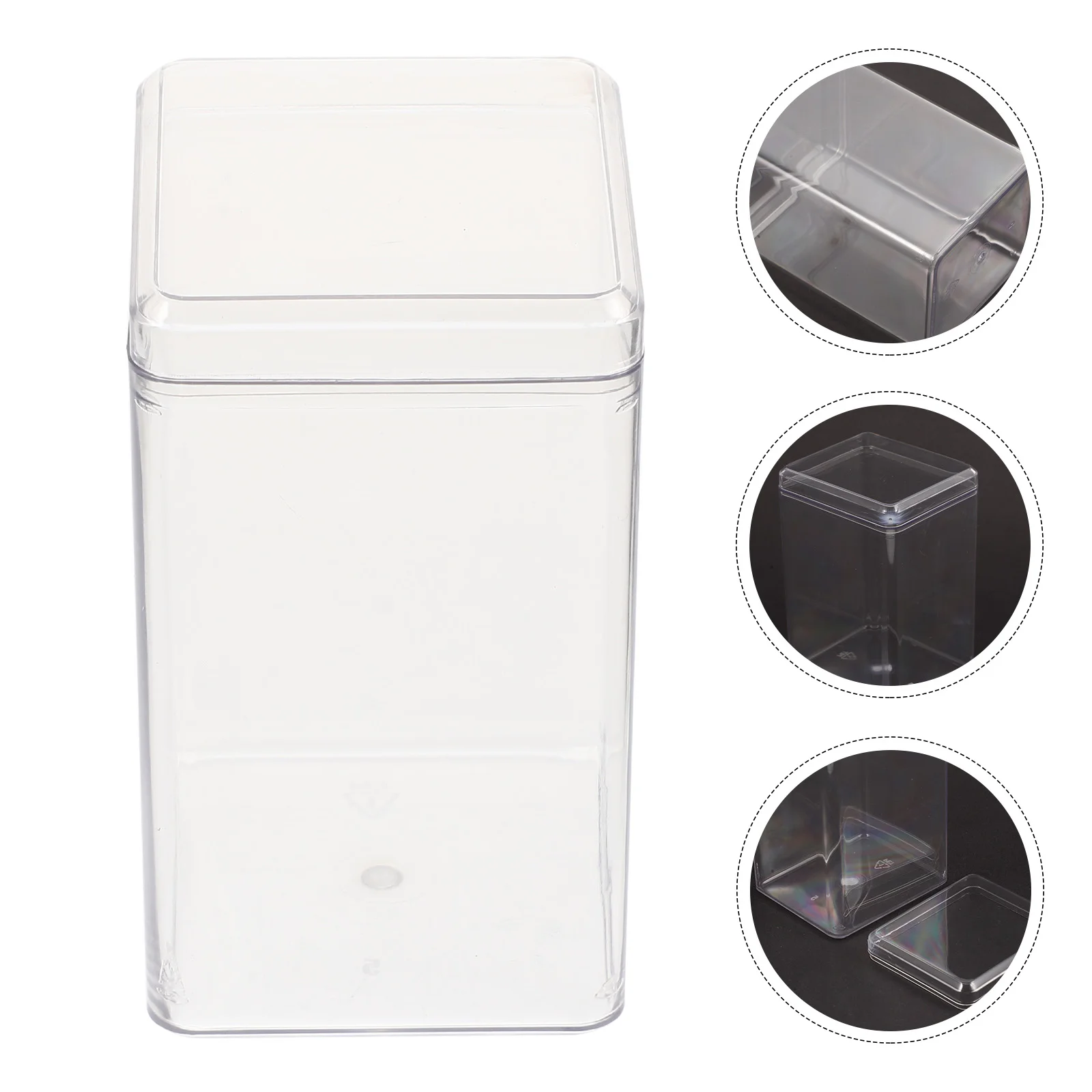 

5pcs Transparent Small Model Display Box Cartoon Figure Box Action Figure Storage Box Figurine Model Box