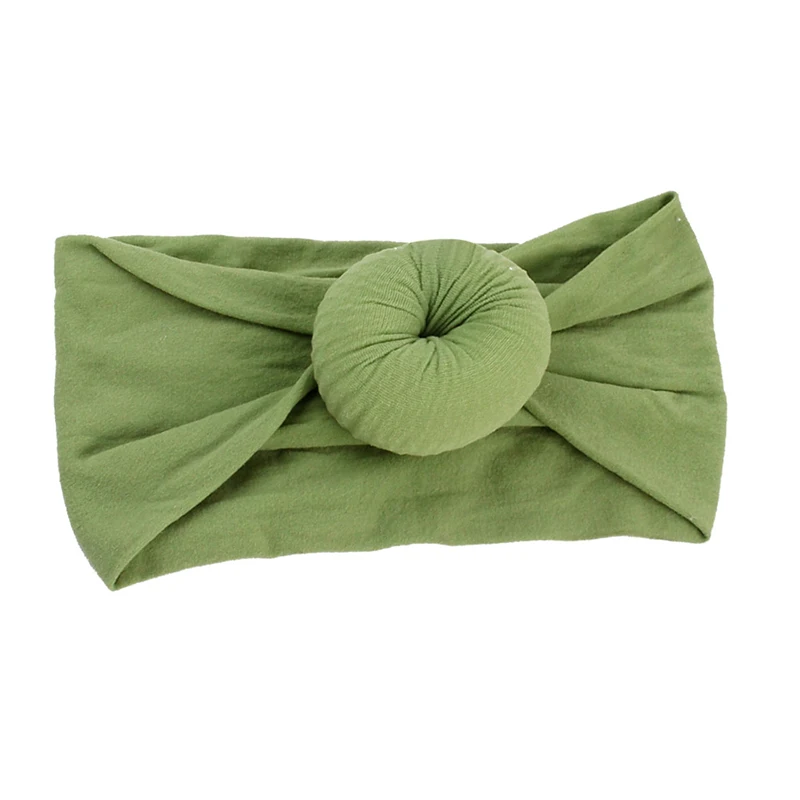 1Pcs Round Shape Donut Kids Hairband fits winter Most Wide Cotton Headwraps Soft Hairwear Christmas Hair Accessories for baby | Мать и
