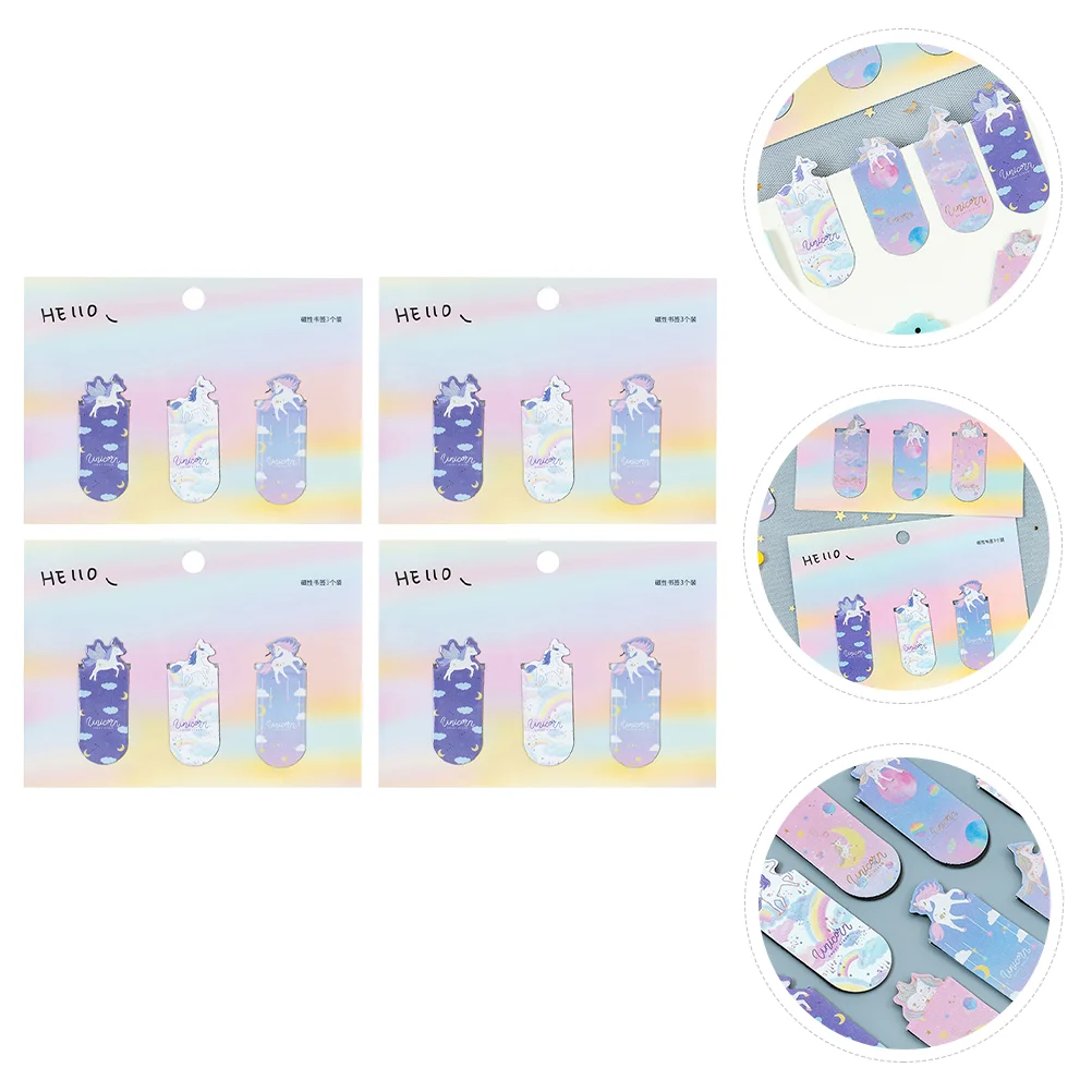 

12pcs Cartoon Pretty Page Clips Creative for Reader Children Students