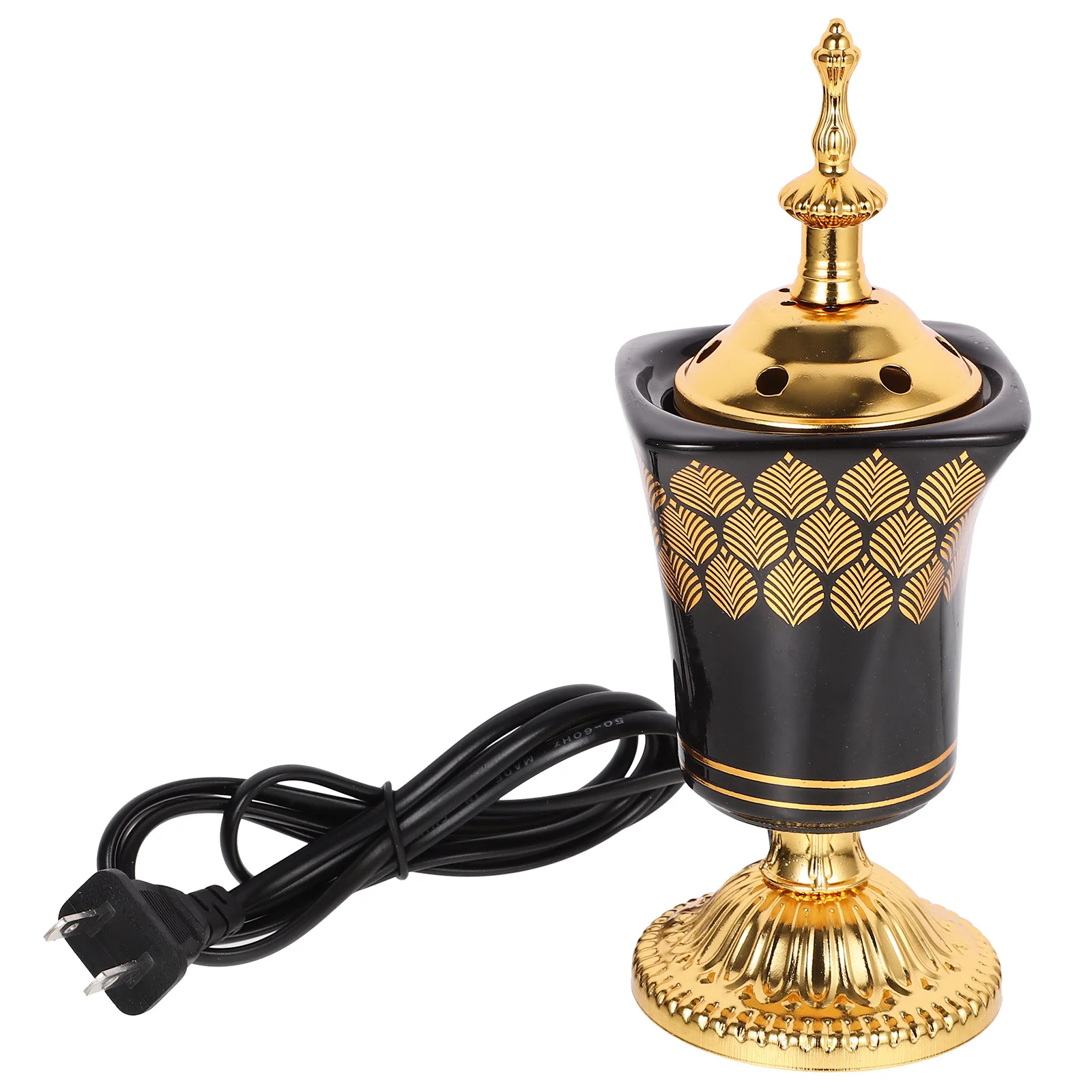 

Bakhoor Electric Incense Burner Vintage Arabic Incense Burner Middle Eastern Style Tabletop Electric Censer Aroma Burner