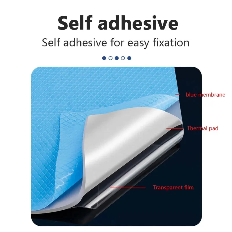 24 Вт/MK GPU CPU термопрокладка радиатор охлаждение проводящая силиконовая прокладка