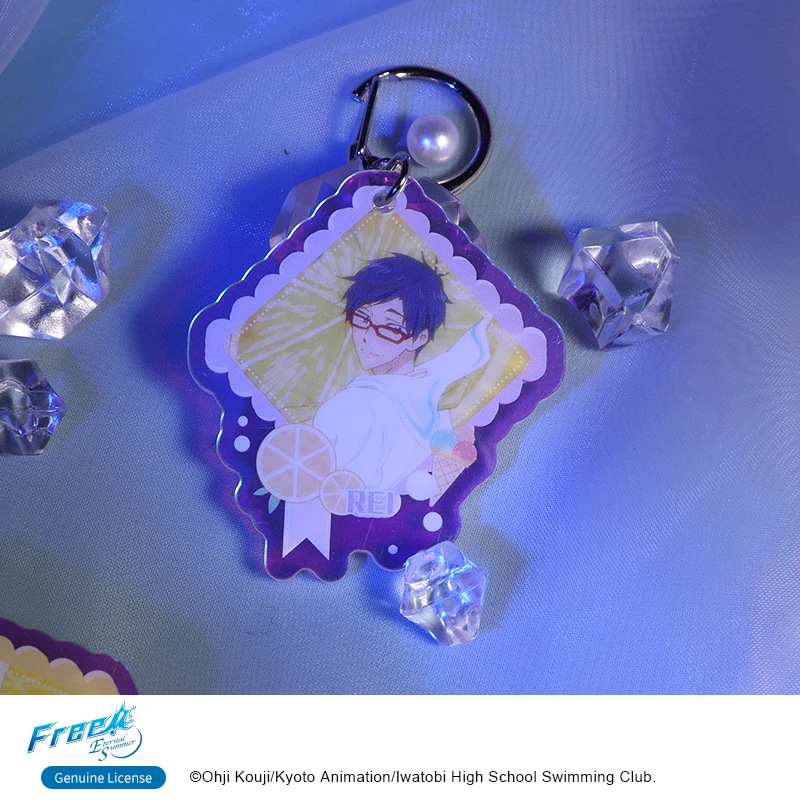 Брелок для ключей аниме Млечный Путь бесплатно! Iwatobi плавать клуб Haruka Nanase тачина