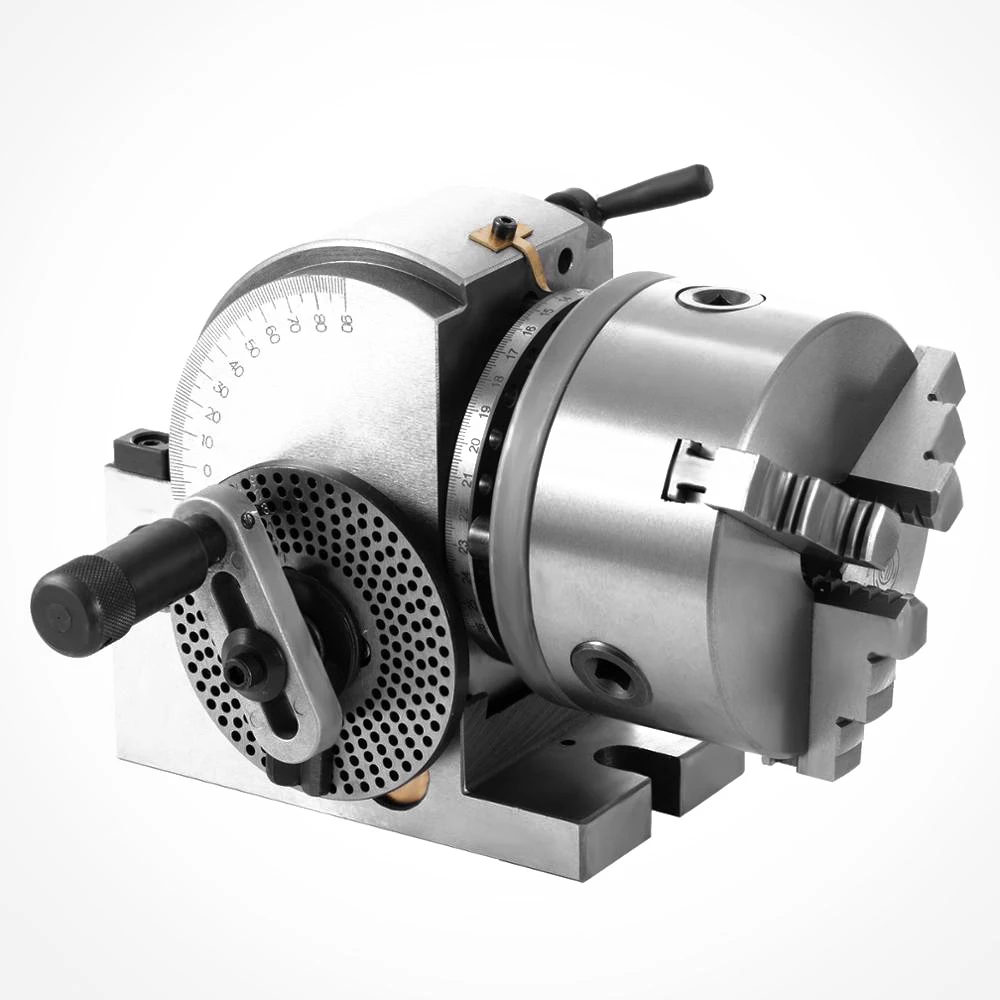 

Dividing Head BS-0 5Inch 3 Jaw Chuck Dividing Head Set Precision Semi Universal Dividing Head for Milling Machine