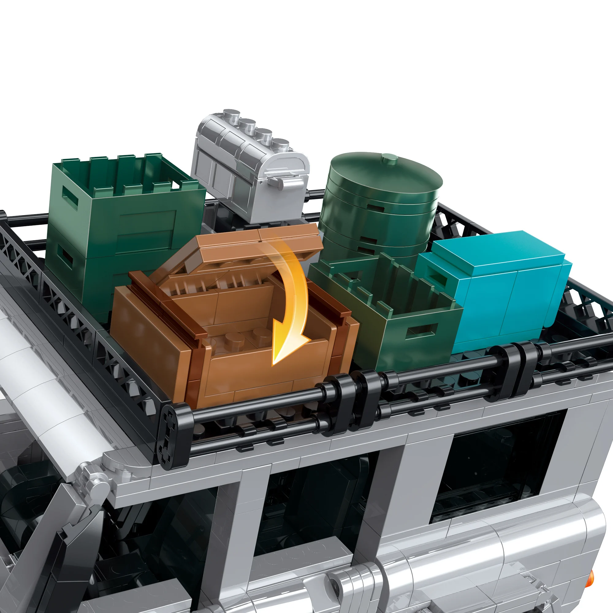 COGO Raptor внедорожник пикап строительные блоки-автомобиль сборка Кирпичи игрушки