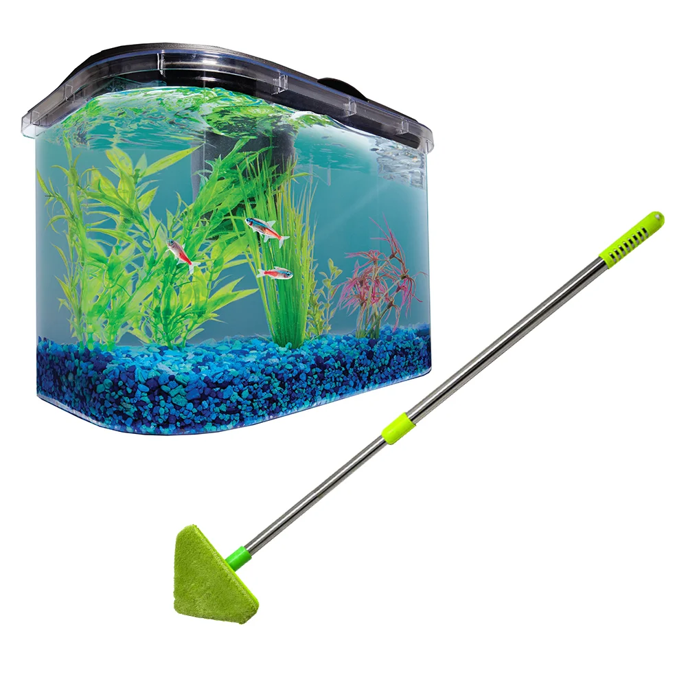 

Aquarium Tank Cleaning Cleaner Brush Sponge Algae Kit Scrubber Tool Cleaners Set Triangle Scrapers Clean Tools Filter Aquariums