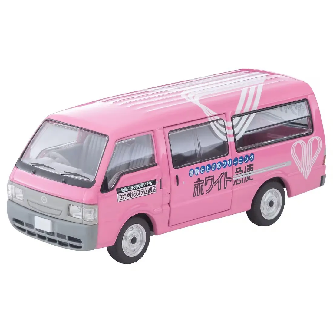 Фото Оригинальная модель Tomytec Tomica Limited Vintage NEO LV-N310c Mazda Bongo Brawny Van White Express 1/64, литая под давлением, с открывающимися элементами №2
