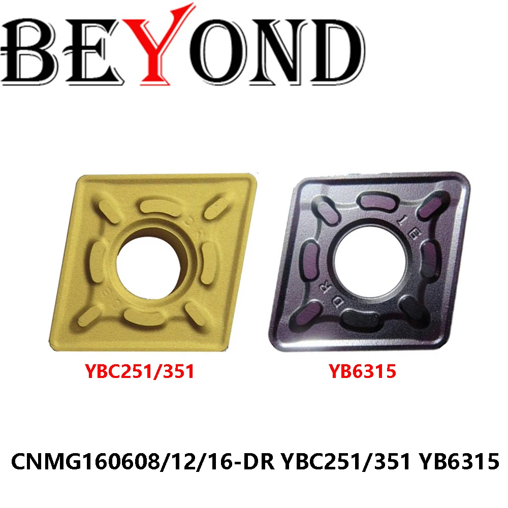 Оригинальные CNMG160608-DR CNMG160612-DR CNMG160616-DR YBC251 YBC351 YB6315 Фрезы твердосплавные