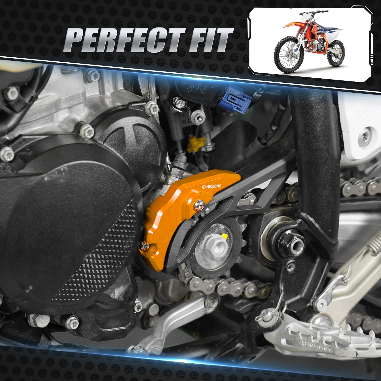 Для KTM EXC 300 2024 сцепление ведомый цилиндр Защитная крышка 250 XCW XC SX 23-24 мотоцикл T6