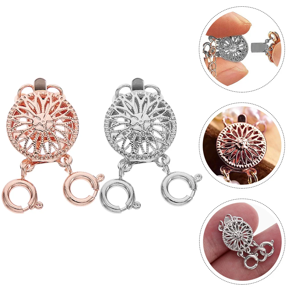 

2pcs Buckles For Bracelet Buckles Clasps For Buckles For Necklace Jewel Clasp For Bracelets Making for Necklace