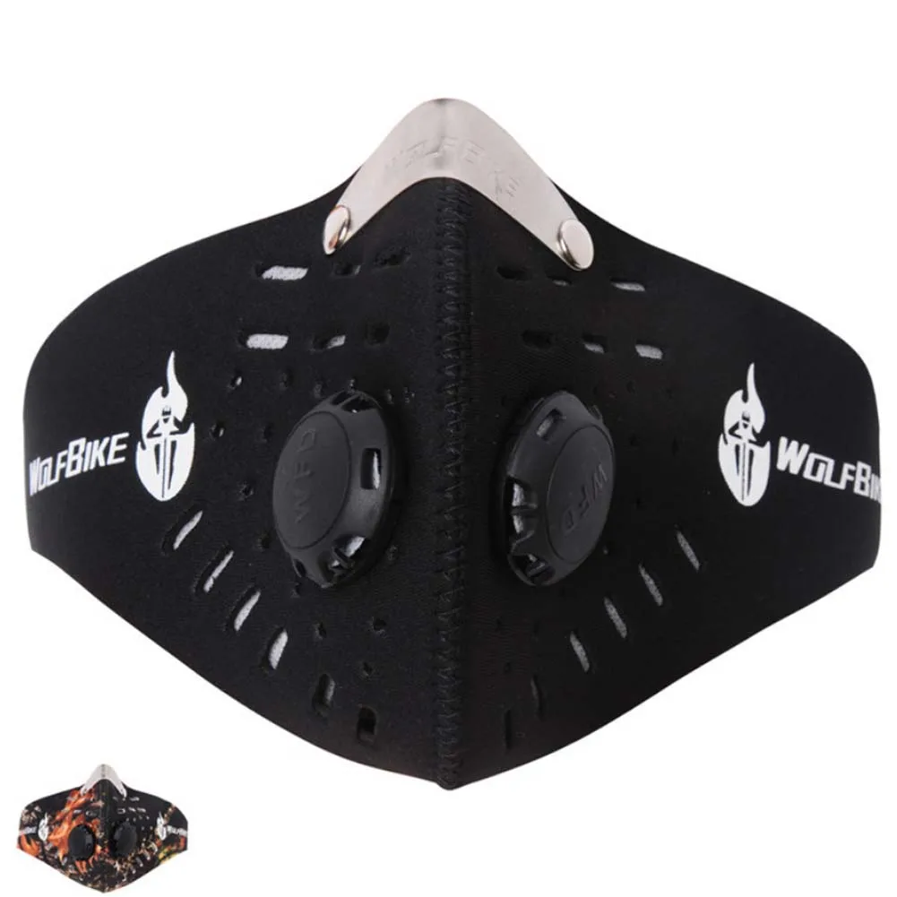 Велосипедный шарф для лица велосипедная маска с фильтром мужские вентиляционные