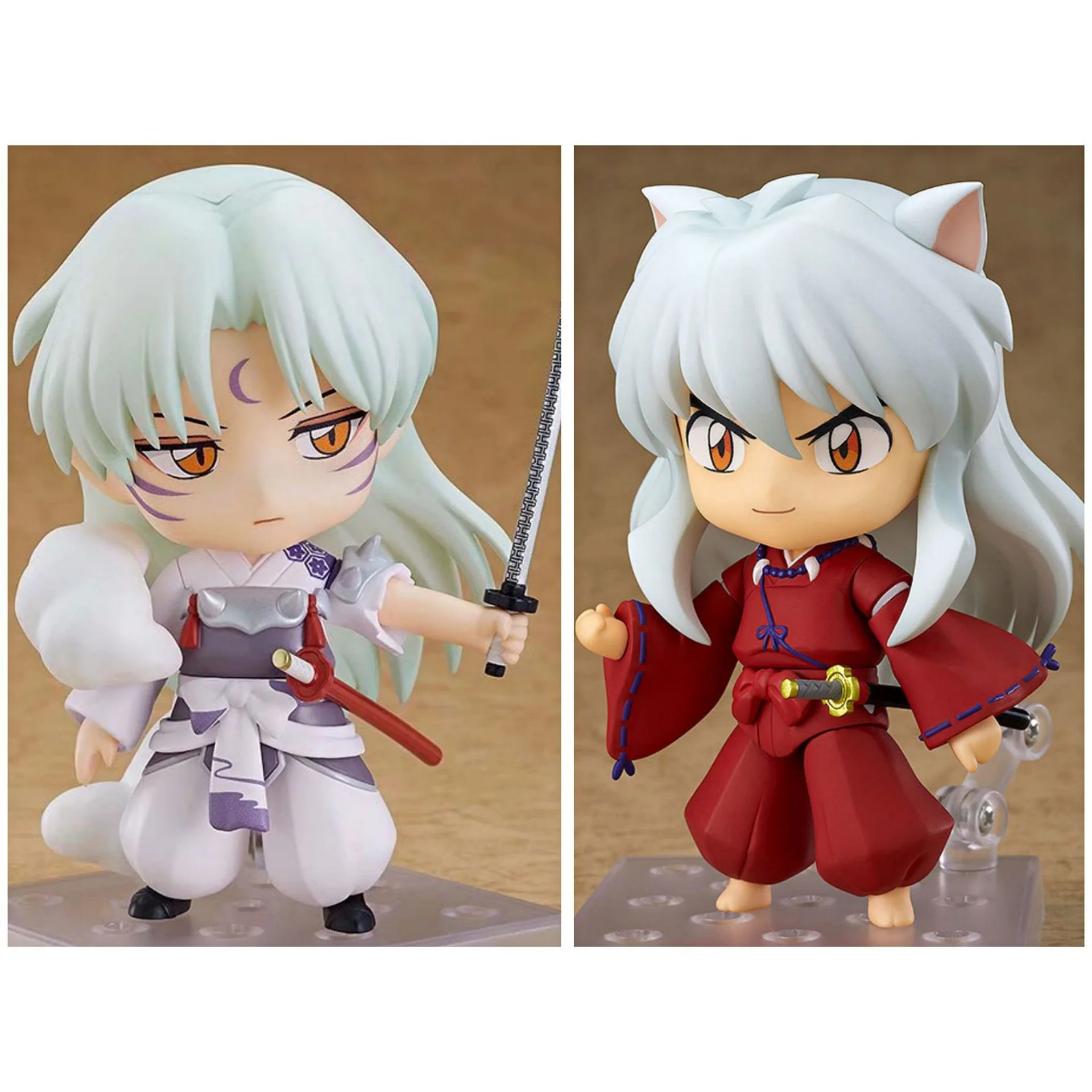 

10cm Q Version Anime Figure 1300 Inuyasha 1514 Shashengwan Movable Hand Doll Decoration Model Toys Gift
