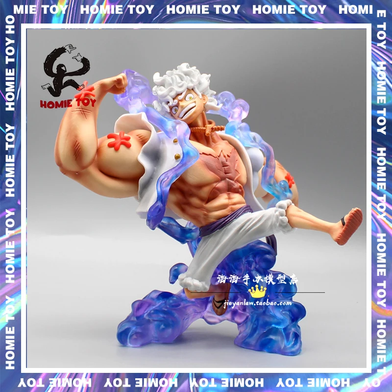 

Anime One Piece Figure Gear 5 Sun God Hercules Nika Luffy 19cm Action Figure Monkey D Luffy Statue PVC Collectible Model Toys
