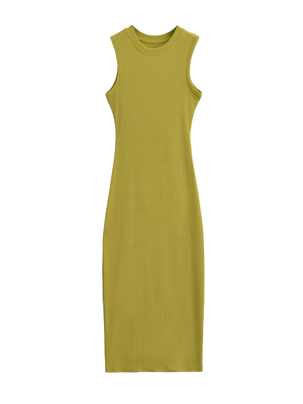 Новинка 2024 летнее пикантное облегающее эластичное длинное платье с круглым