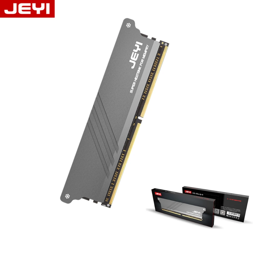

JEYI iMemory-1 RAM Heatsink Radiator Cooling Heat Sink Cooler for DDR2 DDR3 DDR4 DDR5 Desktop Memory Heat Dissipation Pad Hot
