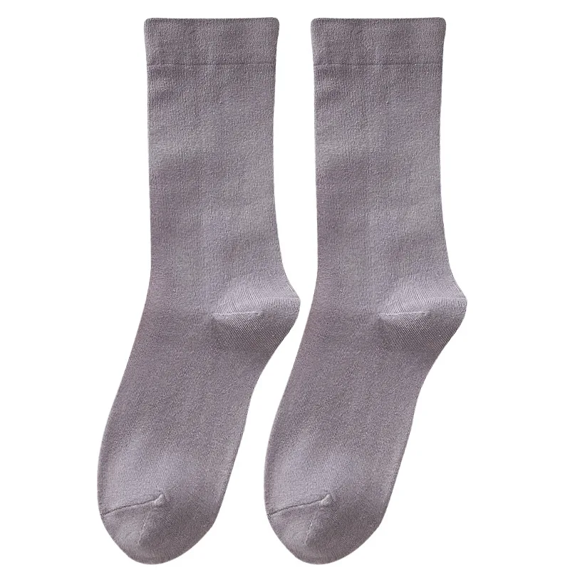 Женские носки из хлопка однотонные